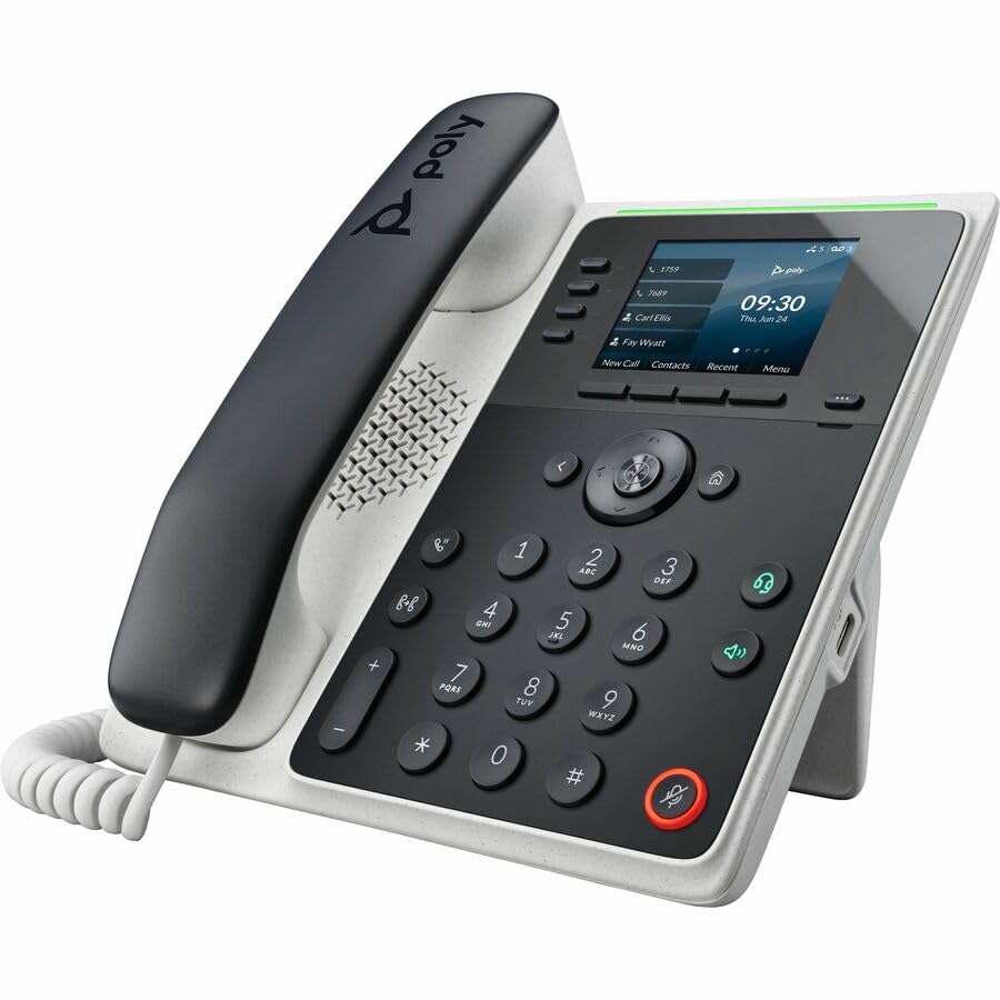 Teléfono IP Poly Edge E220 con cable y Bluetooth miniatura 4