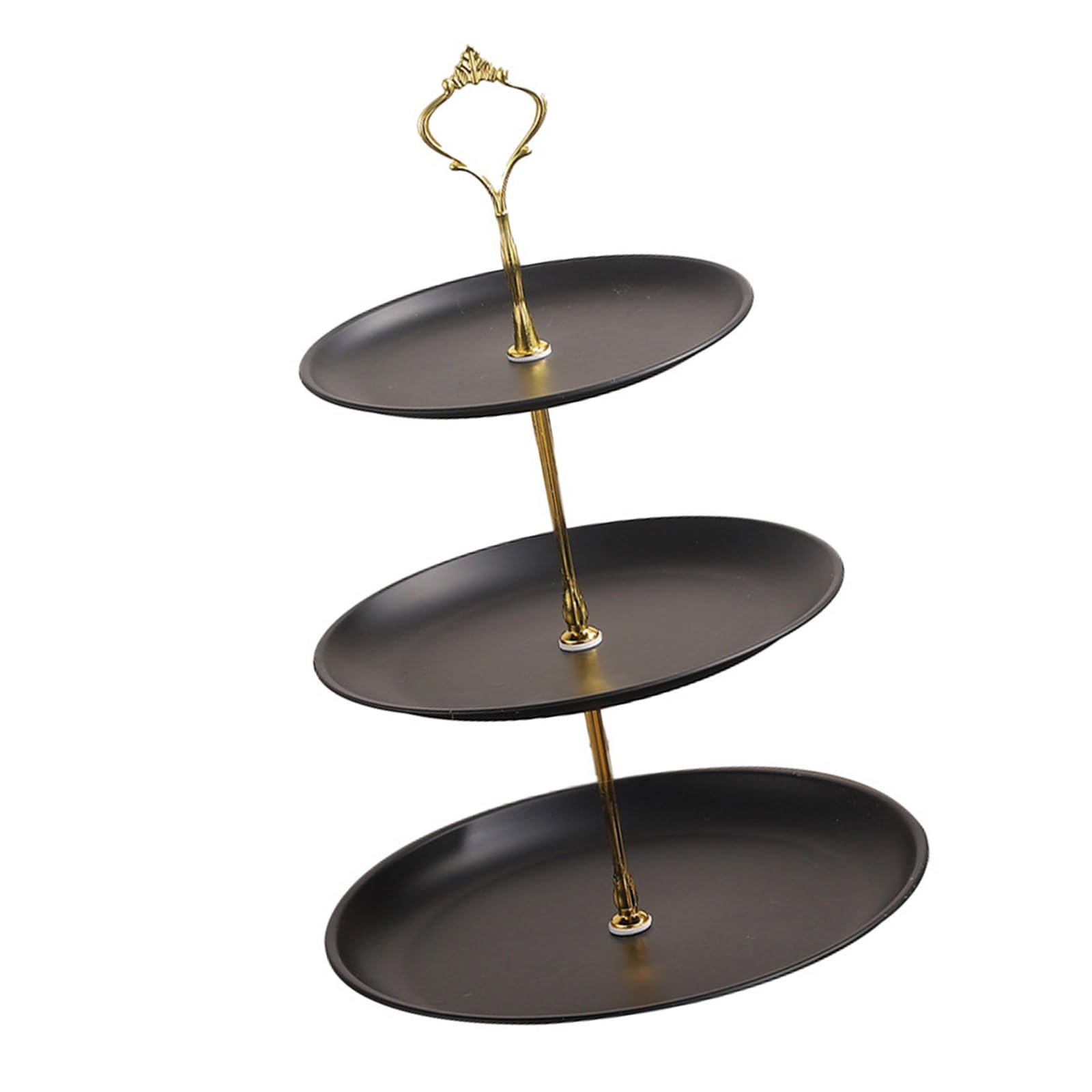 carotoe Multiple Rank Rustless Fruit Dessert Display Stand for Kitchen Dining Table Space Saving Modern Plan Multiple Rank Rustless Fruit Tray