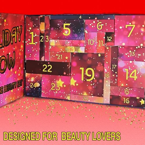 Hywestger SET006 Makeup Advent Calendar 2024 Teens Girls Christmas Countdown Calendar Makeup Gift Set,Xmas 24 Individually Gift Box Calendar thumb #4