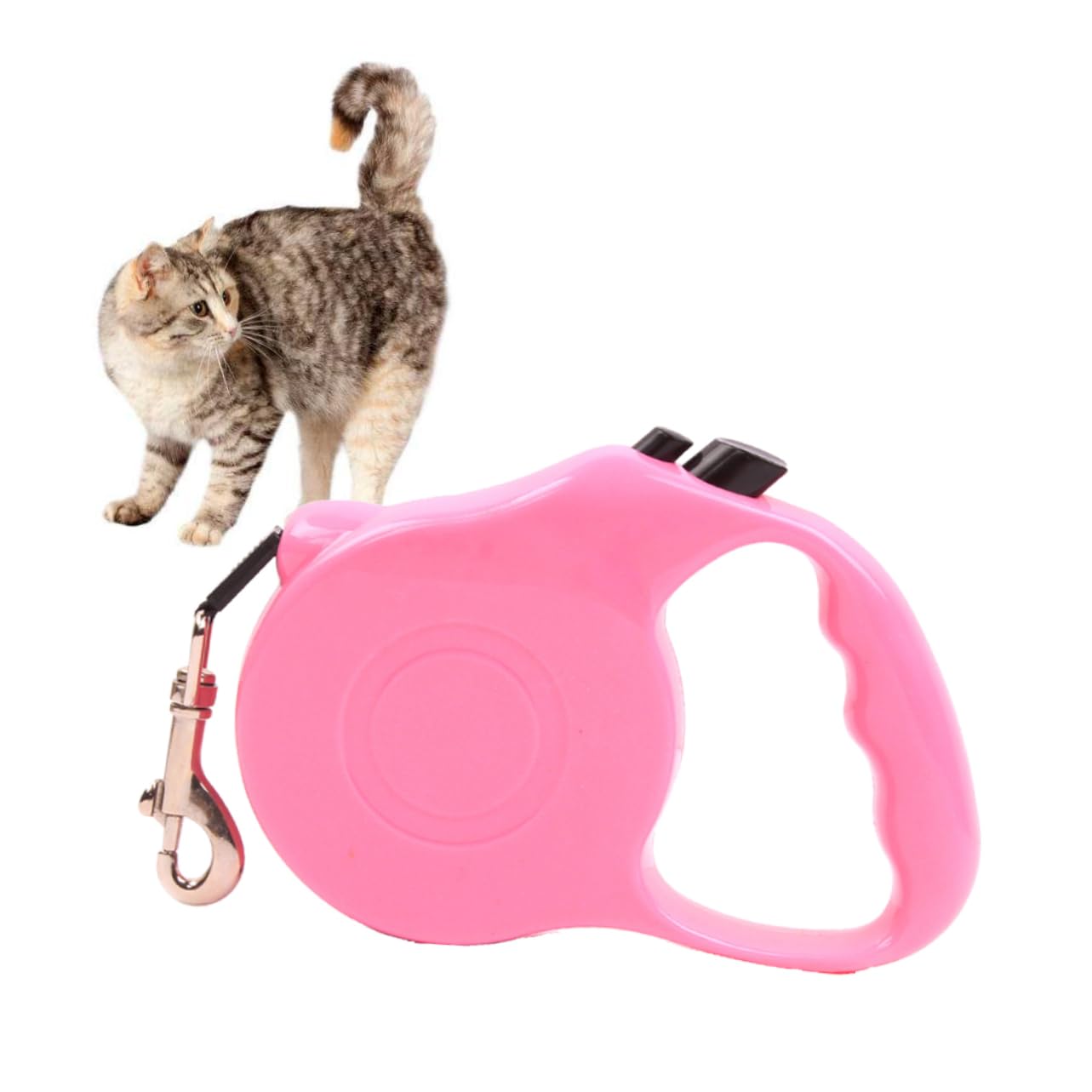 GALPADA 3 Automatic Retractable Dog Leash Meters Pink Traction Rope for Dogs Cats Ergonomic Design One Finger Button for Pet Walking Random Color