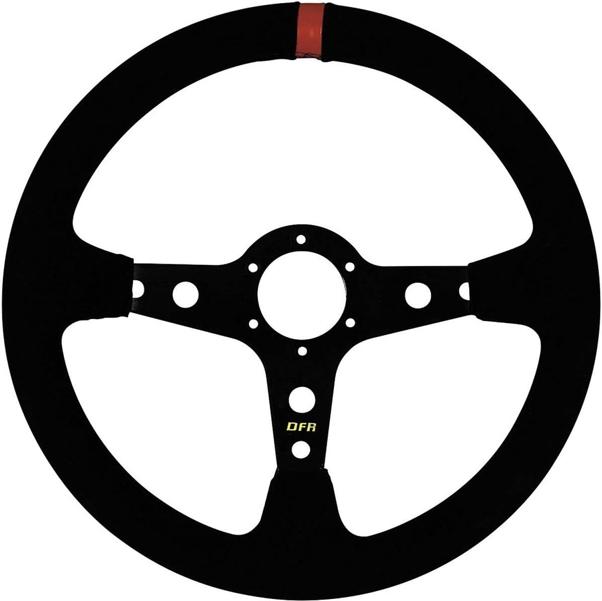 Dragonfire Racing Sport Steering Wheel (Round Suede / 2.5" Offset)