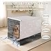 Explore Land Breathable Dog Crate Cover - 4 Sides Mesh Ventilation, Basic Pet Kennel Cover, All Sides Open, Universal Fit for 1 2 3 Doors 24 inches Wire Dog Crate （Dog Print ）