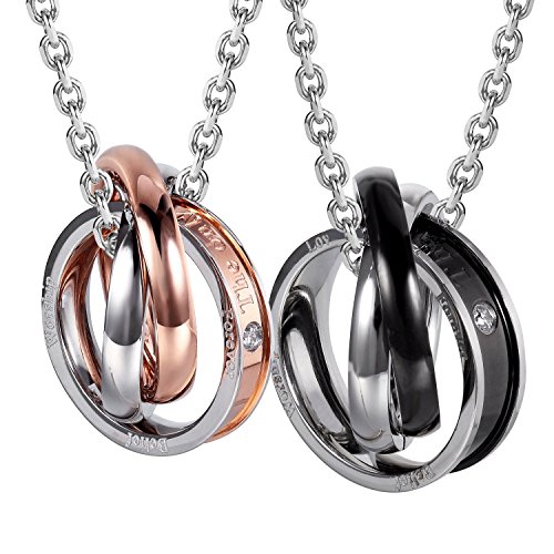 Urban Jewelry His & Hers Couples The Only Eternal Love Belief Worship Love Forever Pendant Necklace 19 Urban Jewelry His & Hers Couples The Only Eternal Love Belief Worship Love Forever Pendant Necklace 19