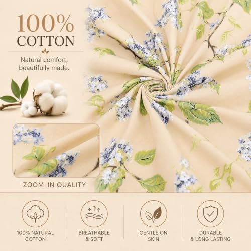 Image of Clasiko Cotton Sheer Curtain Set of 2 | 54x60 Inches /5 Feet | Linen Texture | Peach Mist | 40% Light Filtering | 54x60 Inches | Printed Window Curtain for Living Room, Bedroom