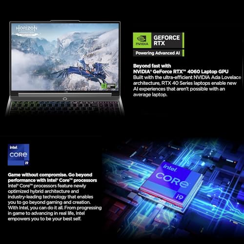 Image of Lenovo Legion Pro 5i Gaming Laptop - Intel 24-core i9-14900HX | 16 inch IPS WQXGA 165Hz Display | GeForce RTX 4060 | 64 GB DDR5, 1 TB SSD | Backlit KB | Win 11 Pro | w /MS Office Lifetime, Free DVD Drive
