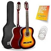 BEGINNER GUITAR BUNDLE – This classical guitar bundle by 3rd Avenue has everything you need to get started, including a lightweight carry bag and a set of spare strings 3/4 SIZE GUITAR – 3/4 size right–handed Classical Spanish guitar fitted with low ...