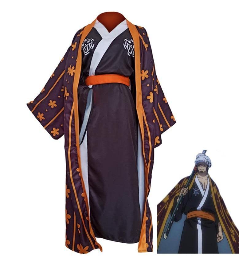 Trafalgar Law Cosplay Costume Kimono Cloak Suits Halloween Party Anime Figure Cosplay Uniform Suits