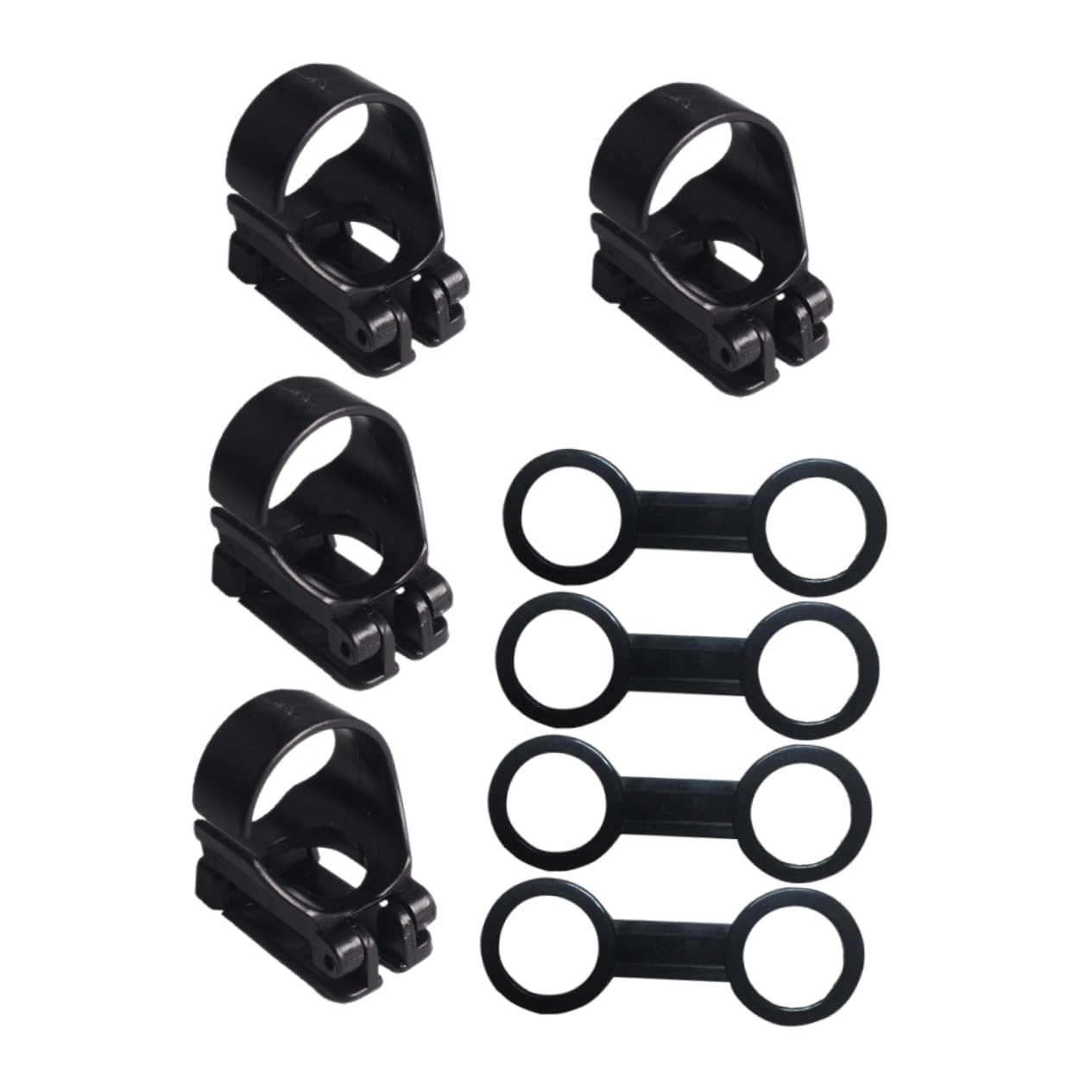 GOOHOCHY Diving Accessories Set 8 Pack Silicone Mask Straps Quick Release Retainer for Scuba and Snorkeling