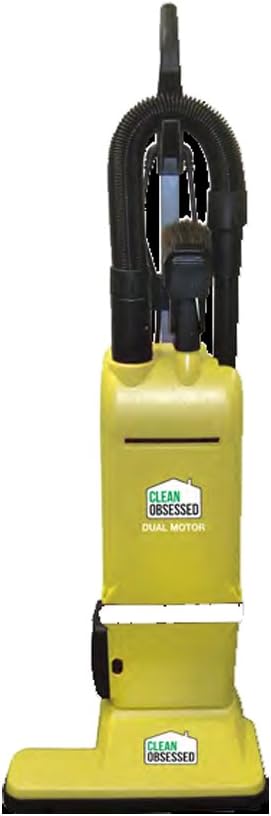 Clean Obsessed dual motor commercial vacuum with 18 hepa bags and 1 hepa filter