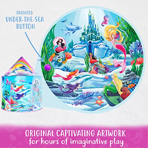 W&O Musical Mermaid Play Tent with Under-the-Sea Sound Button by W&O - Used condition - Image 7