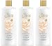 Caress Body Wash - Pure Embrace - Fine Fragrance - Net Wt. 12 FL OZ (354 mL) Per Bottle - Pack of 3 Bottles