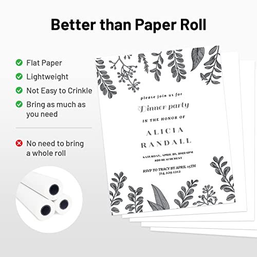 Omezizy A4 Thermal Paper A4 Thermal Printer Paper Compatible With 