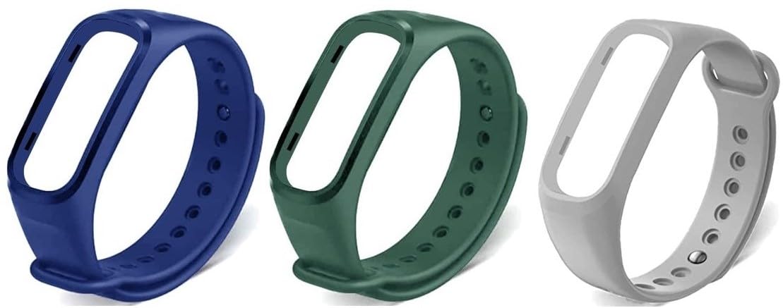 Qai Silicone Adjustable Colorful Replacement Oppo Oneplus Band Strap Wristband Watch Strap Belt Combo Pack Of 3 Compatible with Oneplus Smart Band & Oppo Smart Band (NAVY BLUE- GREY- GREEN) (B0CR68TYTW) Amazon Price History, Amazon Price Tracker