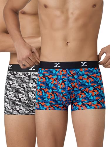 Image of XYXX Cloudsoft Micromodal Shuffle Trunks for Men, Pack of 2