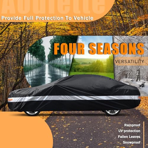 Image of Dodge Car CoverCustom-Fit Car Cover for Dodge Charger, Waterproof All-Weather Car Cover, Lightweight Full Exterior Cover for Outdoor Protection Against Sun, Rain, Dust, Snow, and Wind.