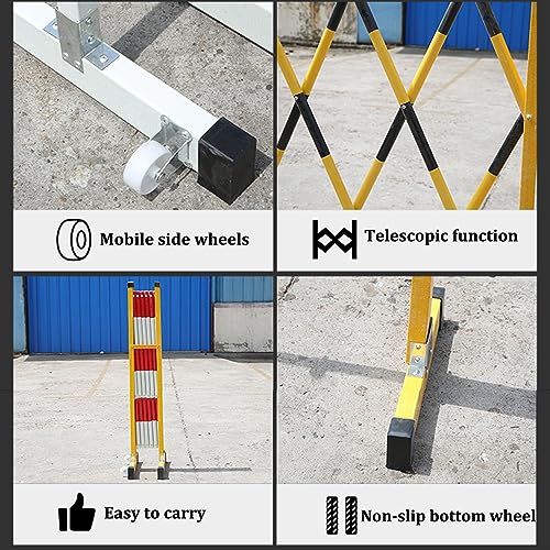 Barrière de circulation rétractable en métal pour sécurité industrielle - 6
