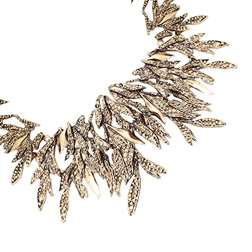 Image of SOHI Contemporary Necklace for Women and Girls, Necklace with Chain detailing for women, Statement jewellery, Fashion Jewellery for women, Imitation, ladies
