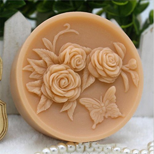 GRAINRAIN Silicone & Resin Soap Flower Mold - Craft Molds (F4-14352)