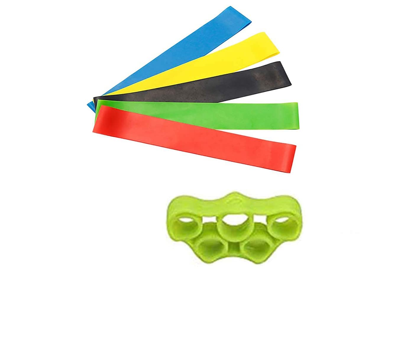 GTC® Combo of Exercise Fitness Resistance Loops Bands for Men and Women (RB 5-1) with Hand Finger Exercise Band RF-5 (Pack of 1) (B09NSRC1Y7) Amazon Price History, Amazon Price Tracker