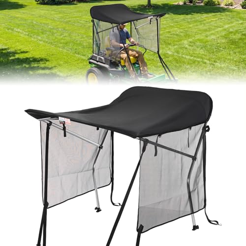 KEMIMOTO Shade Canopy for Zero Lawn Mower Dual Side Sunshade UV Protection