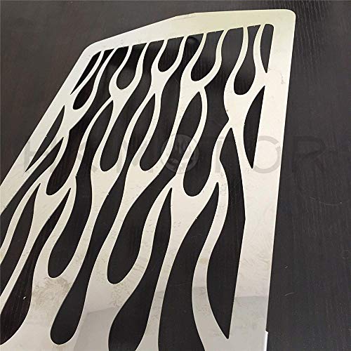 Hk Moto Flame Radiator Grille Guard Cover Protector For Xvz13 Royal Star A #TOP21