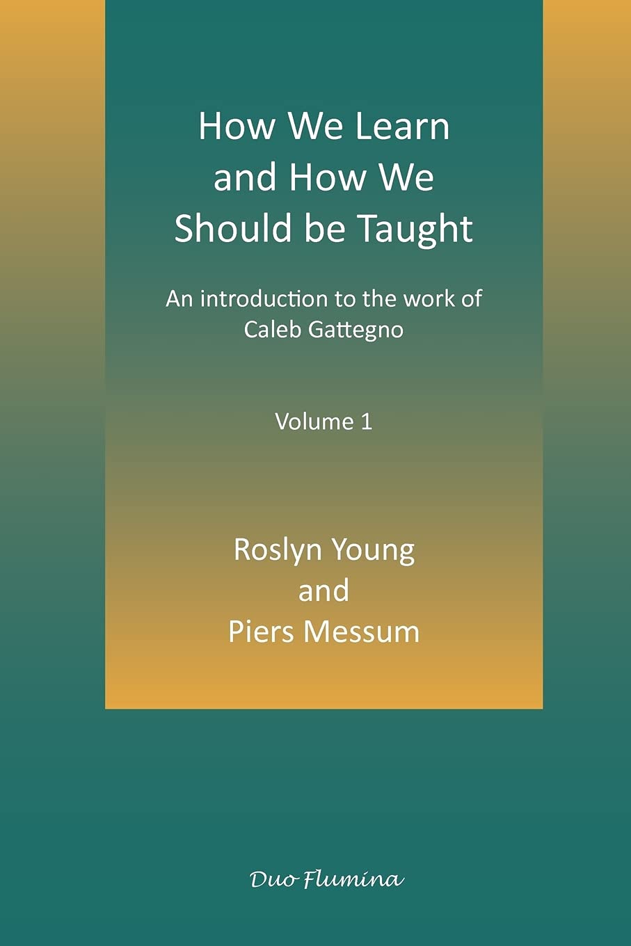 How We Learn and How We Should Be Taught: Volume I (How We Learn and How We Should be Taught: An Introduction to the Work of Caleb Gattegno)