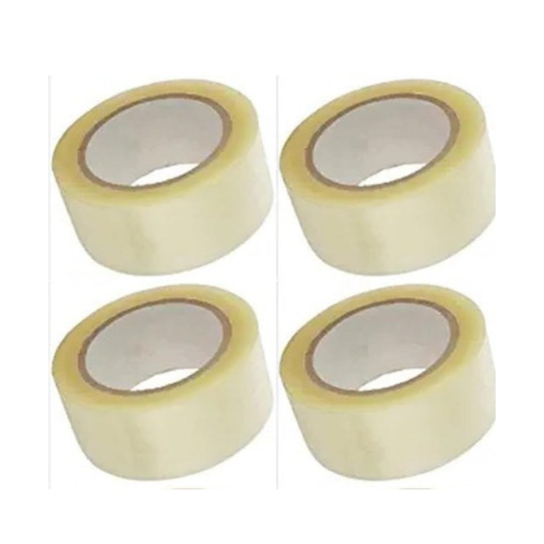 Aryavansh Transparent BOPP Industrial Self Adhesive Transparent Cello Tape 4 Rolls Per Pack Tape for Packaging |Pack of 4 | 50mm X 100 meters| Tape for E-Commerce Box Packing (B0CXM96CPG) Amazon Price History, Amazon Price Tracker