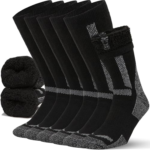 B&P High-Performance Wool Socks Mens - Merino Wool Socks with No-Itch Comfort and Anti-blister Cushioning