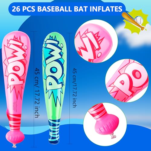 Batte de baseball gonflable sécurisée pour animations de groupe - 2