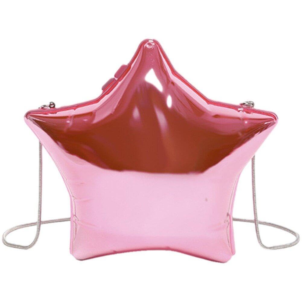 Sac en acrylique en forme d'étoile antichoc pour soirée sans encombre avec chaîne