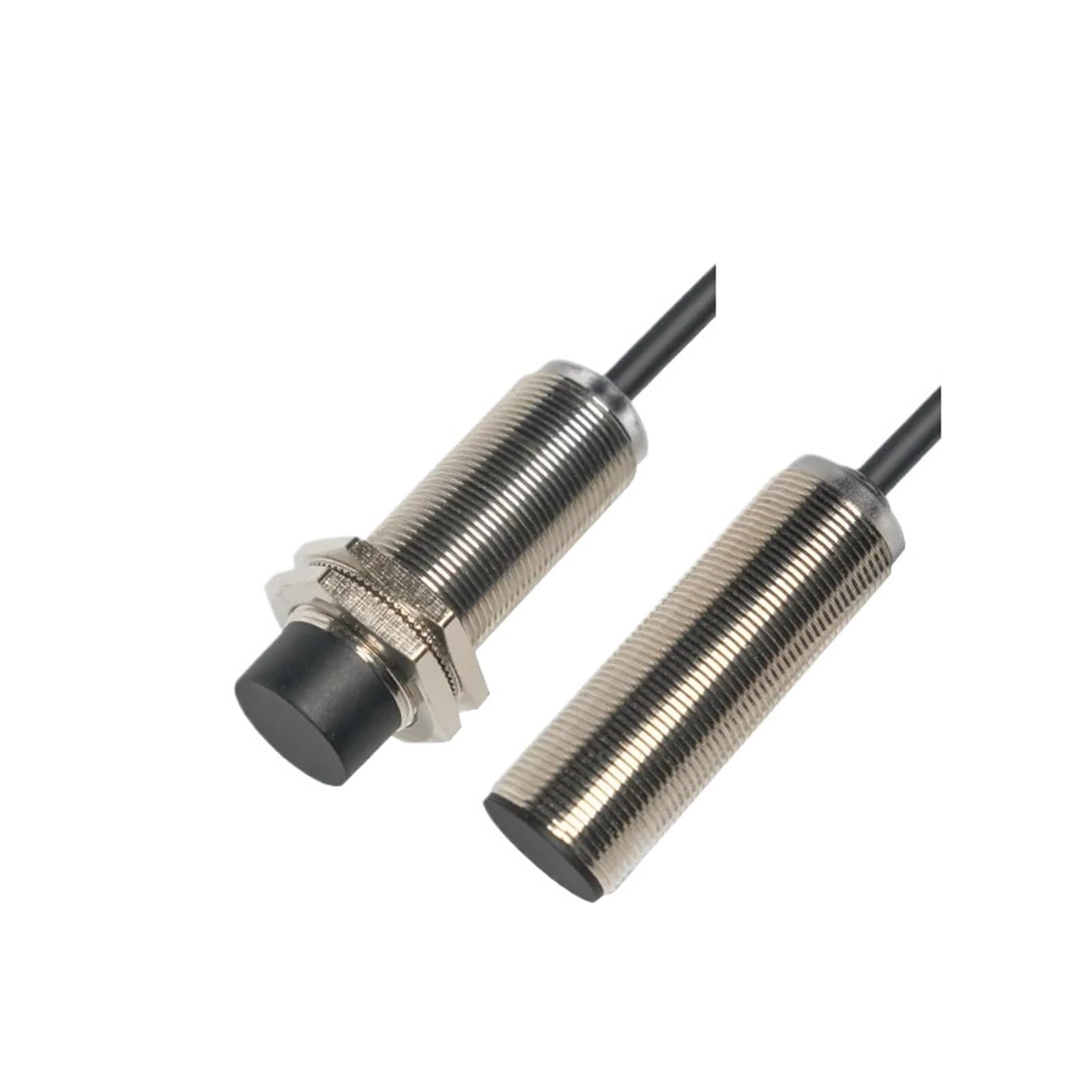 Long Distance M18 Metal Sensor Detects Copper Aluminum and Steel Distance without Attenuation IP68 Waterproof Proximity Switch(E2F-M18KN12W-P1)