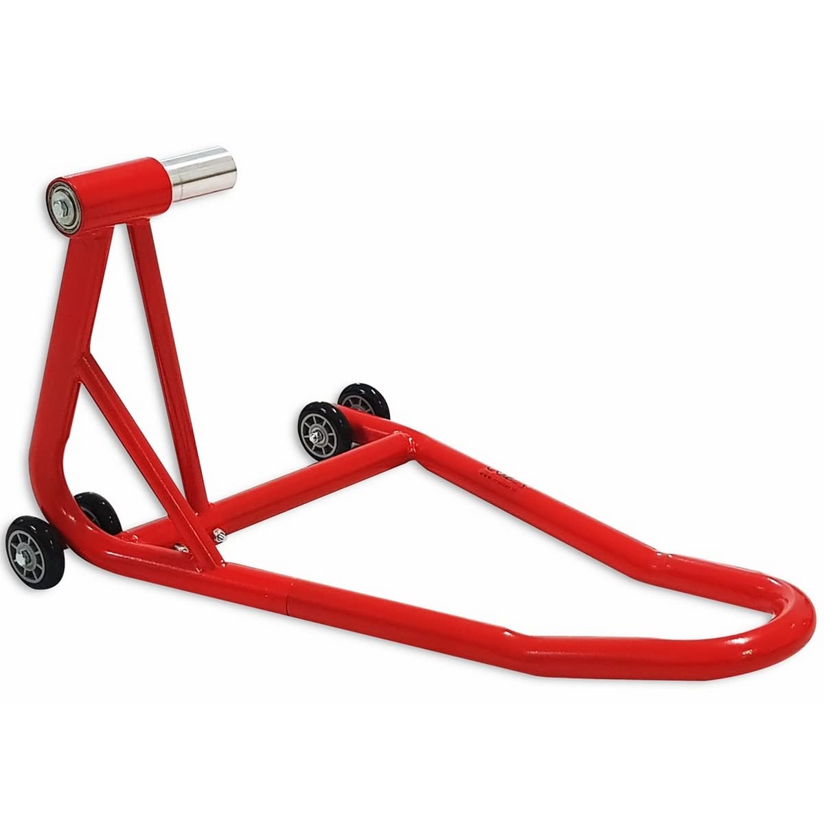 Cruizer - Cavalletti rossi moto per Ducati Streetfighter/S 1098 1198 Anteriore con attacchi a Cono + Posteriore Monobraccio con perno da 40,5 mm