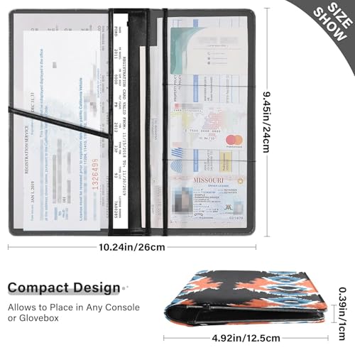 Organizador para Documentos Auto Piel PU miniatura 3