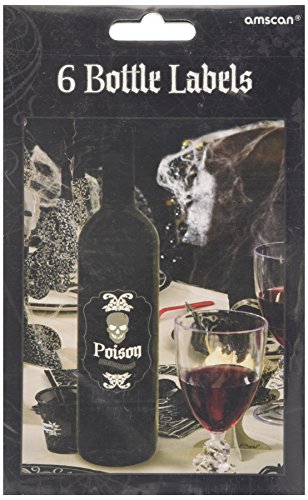 Preisvergleich Produktbild Generique - 6 étiquettes bouteilles Halloween