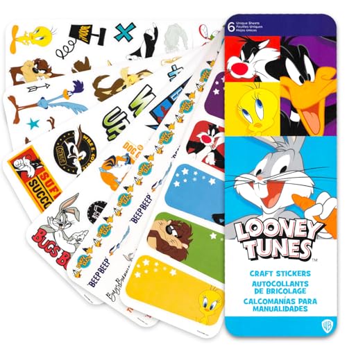 Looney Tunes Gripper Socks for Women - Bundle with 3 Pairs of Non-Slip Ankle Socks Featuring Tweety Bird, Bugs Bunny, More Plus Stickers | Looney Tunes Apparel Gift Set for Teens, Girls4