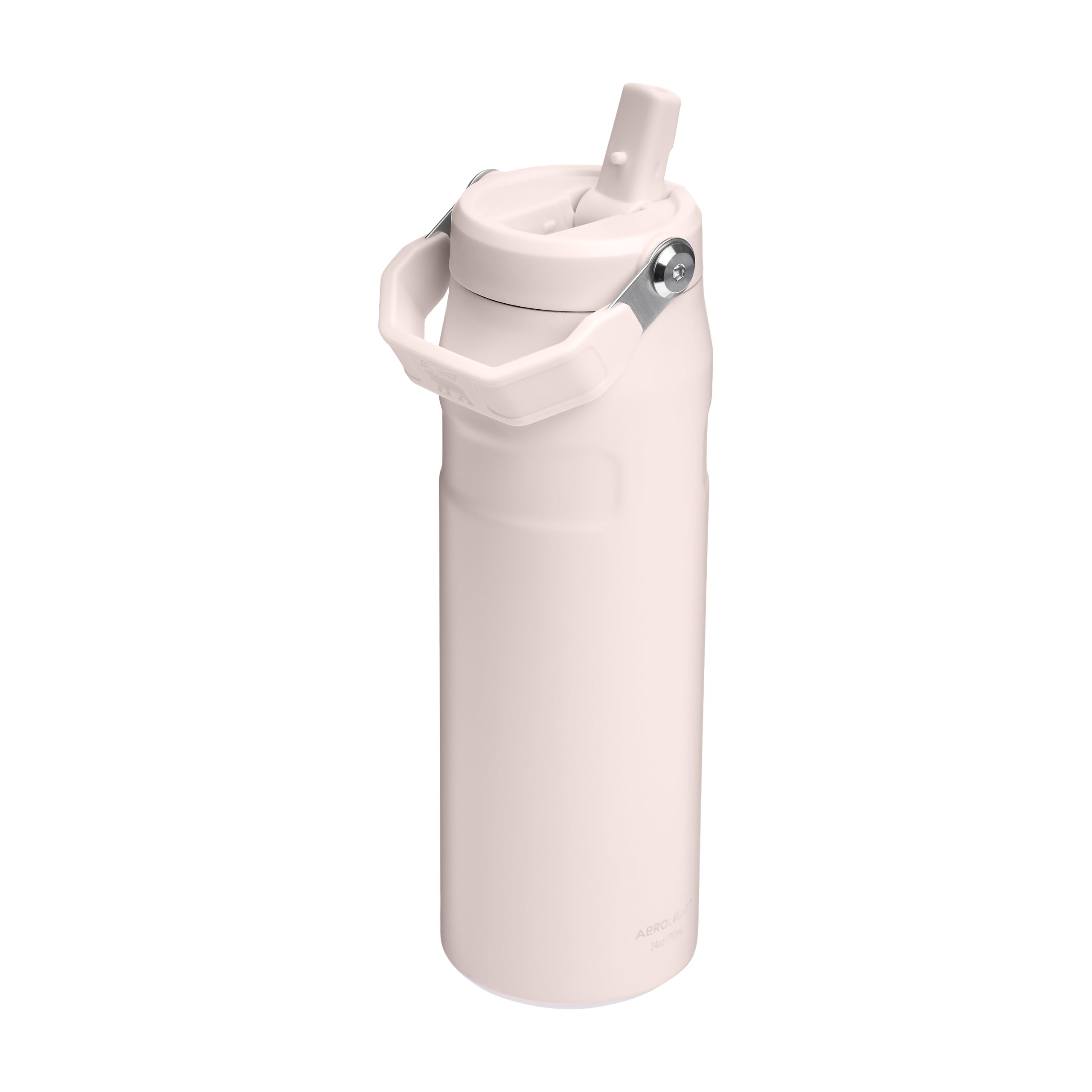 Stanley 1913 Flip Straw 2.0 Borraccia Con Cannuccia 0.7L - 10 Ore Di Freddo - 2 Giorni Di Freddo - Acciaio Inossidabile - Senza BPA - A Prova di Perdite - Lavabile In Lavastoviglie - Rose Quartz