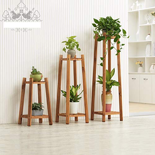 Beauty Panda® Teak Wood Multipurpose Plant Stand | 6 Tier Display Plant Stand | Indoor Outdoor Planter Display Shelving (Natural Wood)-image-34