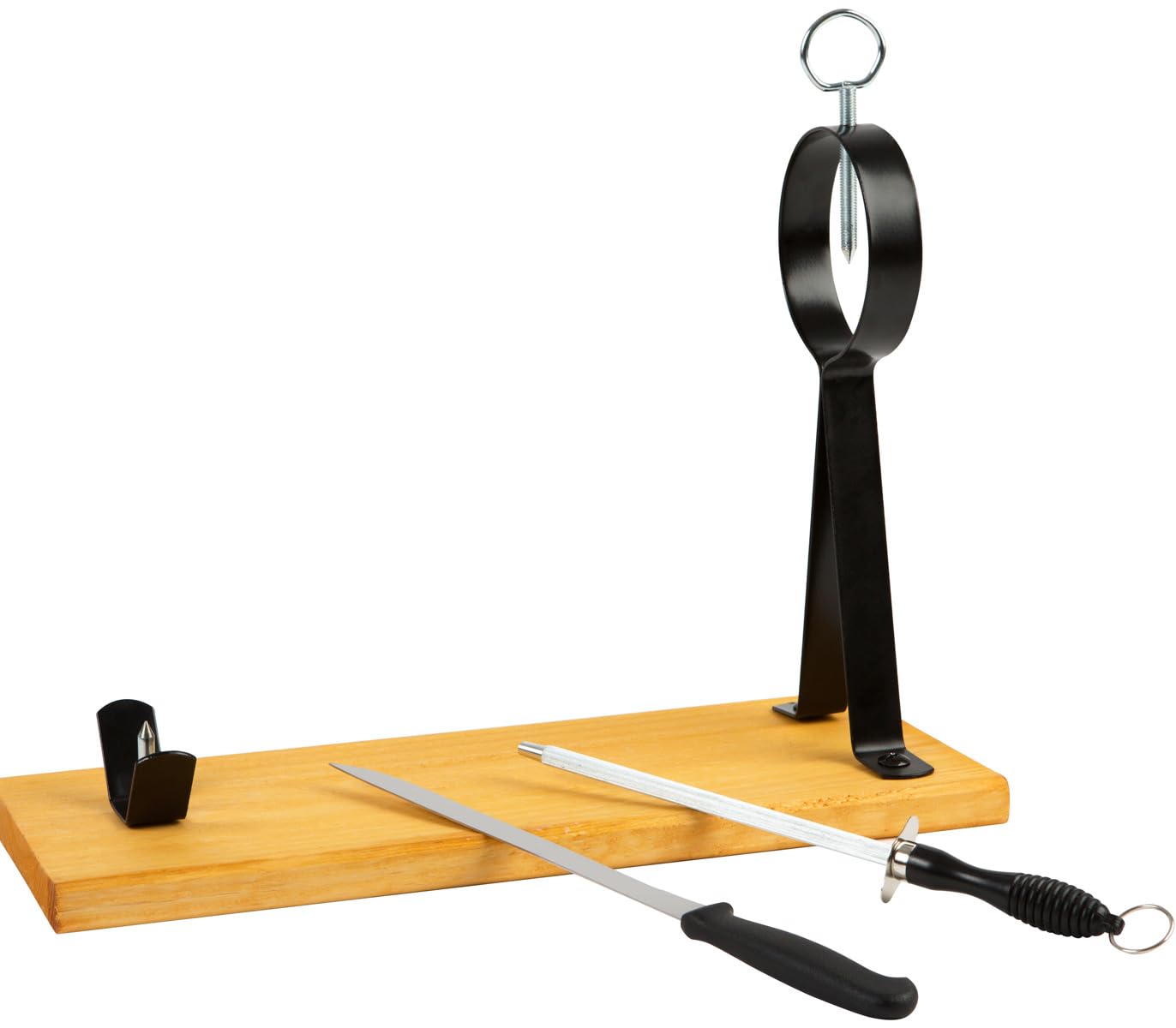 Paleta D.O.P. Teruel (4,5-6Kg) Gran Premier de Aire Sano + jamonero + cuchillo + chaira + estuche