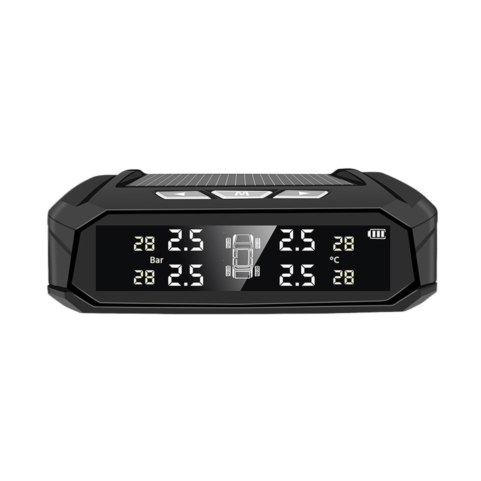 Sistema de monitoreo de presión de neumáticos Sistema De Control De Alarma De Presión De Neumáticos De Coche, TPMS Solar, Pantalla Digital De Temperatura De Neumáticos, Sistemas De Alarma De Seguridad