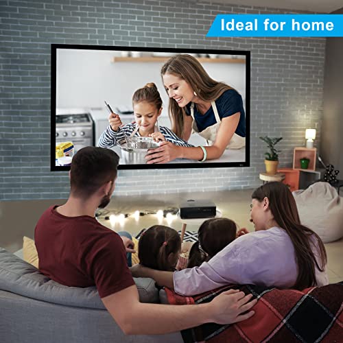 Projector Screen and Stand 120 Inch