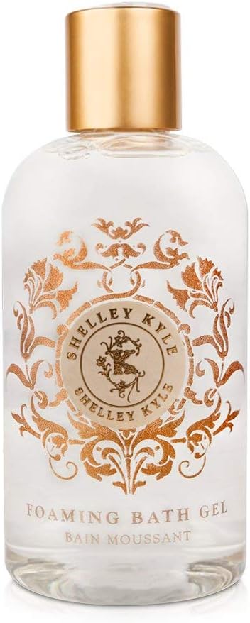 Shelley Kyle Signature Aromatic Foaming Bath Gel with Shea Butter Crème, Green Tea Extract, Acai Berry Extract, Calendula, Vitamin E, And Sunflower Seed Oil for Healthy-Looking, Soft, Supple Skin, 250ml