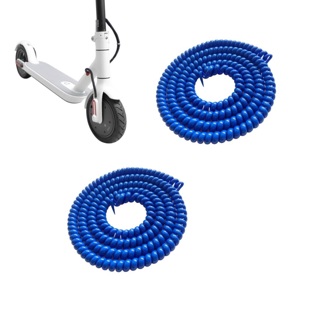 2 Cavi Di Protezione A Spirale Per Monopattino Xiaomi - TPU Resistente, 100 Cm, Per M365/Pro/1S - Foto 11