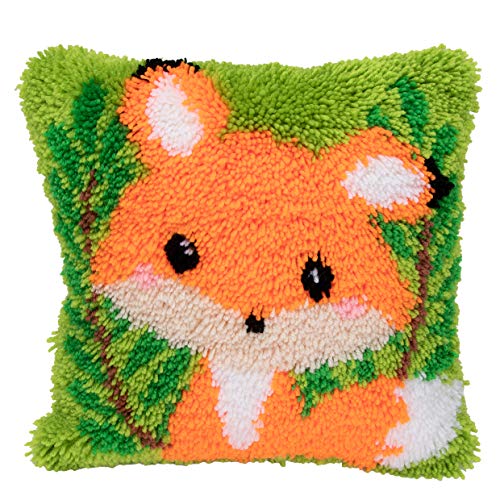 Beyond Your Thoughts Model Latch Hook Kits Cute Fox Kids Area Rug Cute