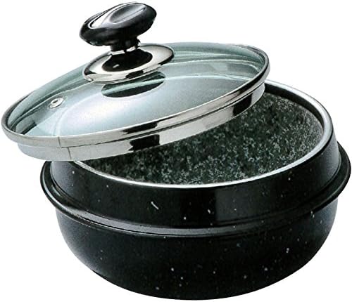 3-1159-4 6.1 inches (15.5 cm) Ishiyaki Jigae Pot (Glass Lid Only)