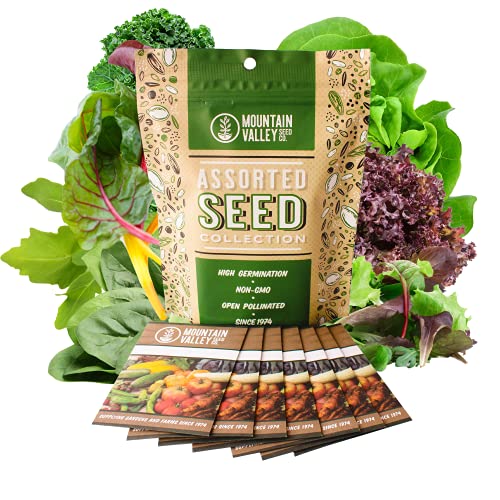 Mountain Valley Seed Co 7 Leafy Power Green Seed Varieties for Planting