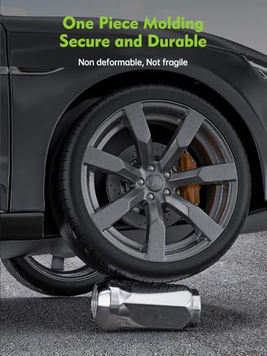Image of AUTOPTIM 24Pcs M14x1.5 Lug Nuts - Replacement for 1999-2025 Chevy Silverado 1500, 2009-2025 Traverse, 2015-2025 Colorado, 1988-2025 GMC Sierra 1500, 2006-2025 Acadia, Chrome Aftermarket Lug Nuts