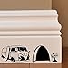 Souris Hole Surf Van Wall Art Autocollant Decal Mice Home Skirting Board Drôle by Inspired Walls®
