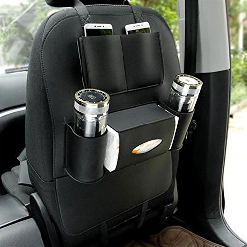 Car Seat Bag Storage Leather Hanging SUV Car Back Seat