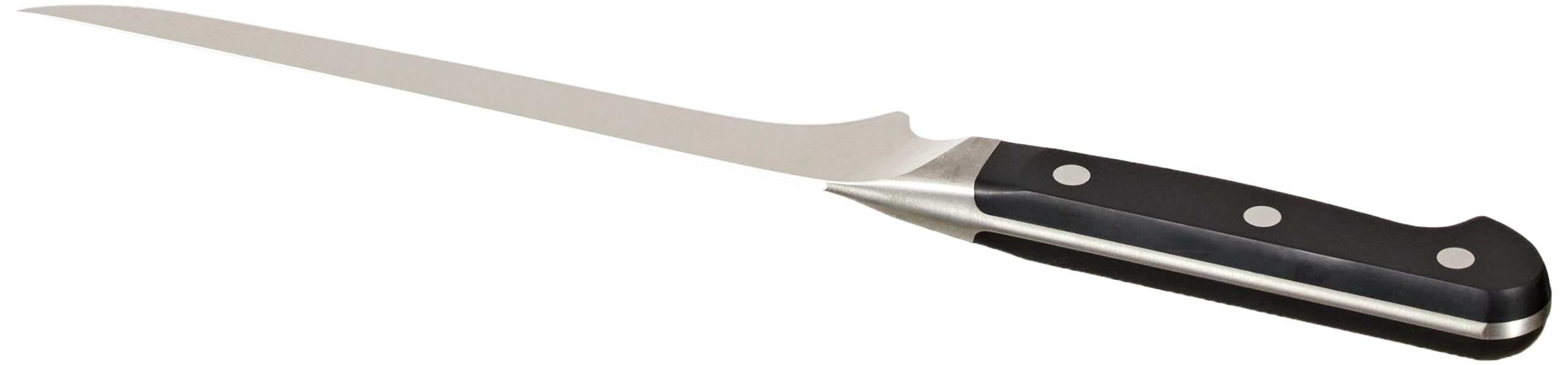 Zwilling 38403-181-0 Couteau à Filet Pro 18cm, Lame en Acier Inoxydable 18/10, Manche à Rivets en synthétique, Argent/Noir, 18 x 5 x 5 cm