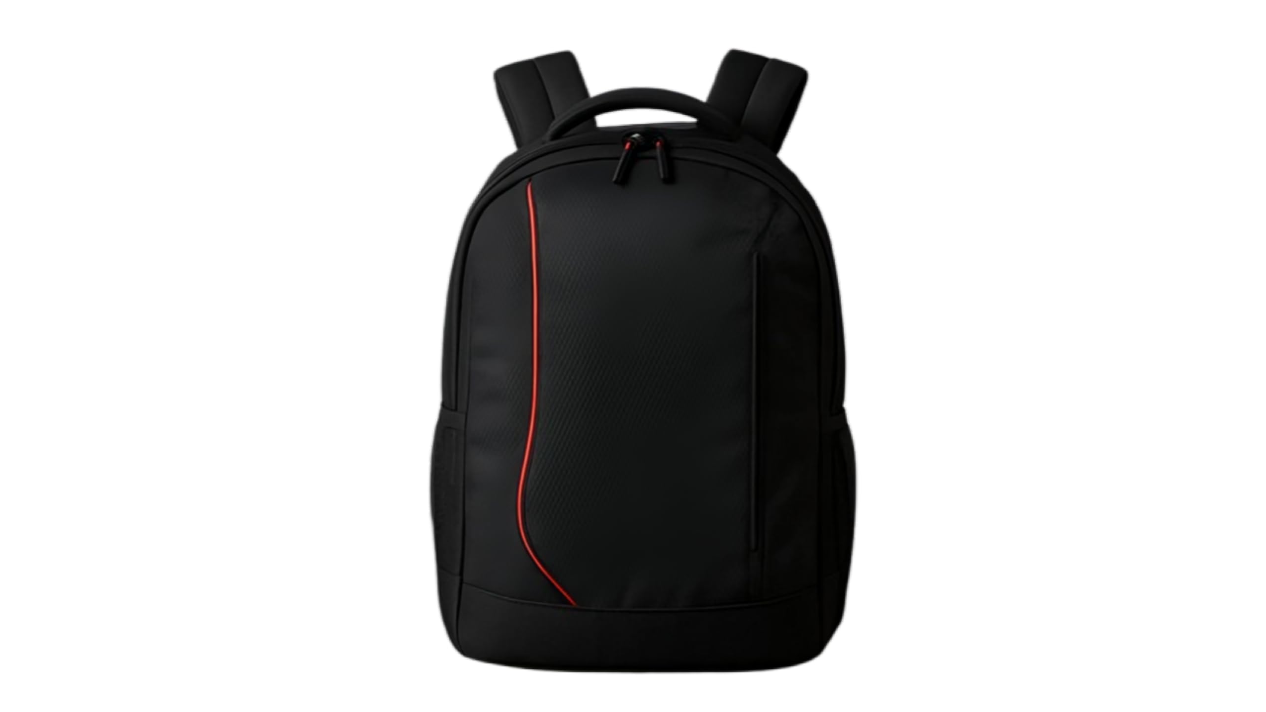 15L Laptop Backpack for Men & Women with Bottle Pocket | Padded Shoulder Straps, Multi Compartments | Travel & College Bag | Dark Black-image-5